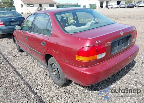 1997 Honda Civic Lx from USA, damaged, VIN 1HGEJ6671VL008531